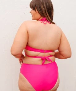 Ave Shops Beside The Bay Pink Swimsuit Top Swim Wear