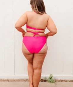 Ave Shops Beside The Bay Pink Swimsuit Bottoms
