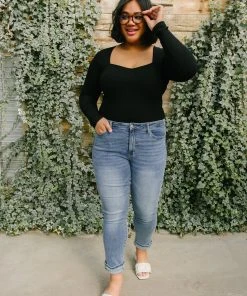 Ave Shops Better Days Vintage Wash Boyfriend Jeans Bottoms & Jeans