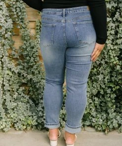 Ave Shops Better Days Vintage Wash Boyfriend Jeans Bottoms & Jeans