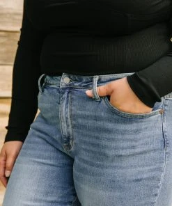 Ave Shops Better Days Vintage Wash Boyfriend Jeans Bottoms & Jeans