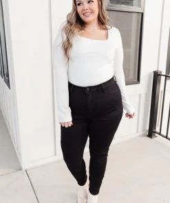 Ave Shops Bottoms & Jeans Black City Skinnies