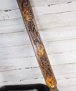 Myra Black Cowhide & Sunflower Handbag – MEGA SALE | Stylish & Durable Women's Bag -The Cinchy Cowgirl Store BlackCowhide SunflowerHandbag3 1080x