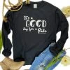 The Cinchy Cowgirl Clothing Black Good Day For A Ride Sweatshirt