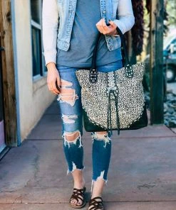 Bbags Black Spotted Tote Handbag Handbags & Wallets