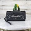 Montana West New Arrivals Black Studded Concho Wristlet Wallet