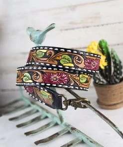 American Darling Black & Burgundy Floral Purse Strap Handbags & Wallets