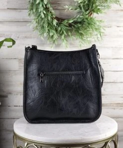 Jen & Co Black & White Aztec Crossbody Handbag Handbags & Wallets