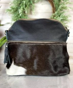Myra Handbags & Wallets Timeless Classic Cowhide Crossbody Handbag