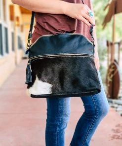 Myra Handbags & Wallets Timeless Classic Cowhide Crossbody Handbag