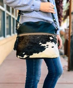 Myra Handbags & Wallets Timeless Classic Cowhide Crossbody Handbag