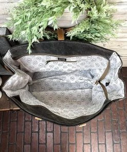 Myra Handbags & Wallets Cowhide Floral Tooled Weekender Bag