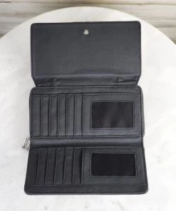 Montana West Concealed Carry Black & White Cowhide Hobo Wallet & Handbag