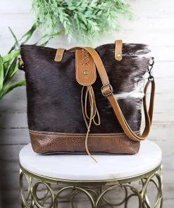 Myra Multi Cowhide Tote Crossbody Handbag Handbags & Wallets