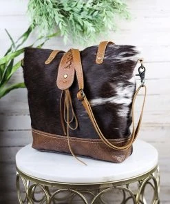 Myra Multi Cowhide Tote Crossbody Handbag Handbags & Wallets