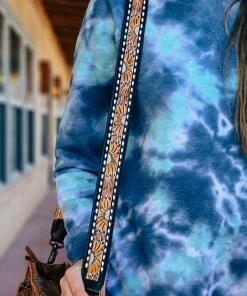 American Darling Handbags & Wallets Black & White Sunflower Purse Strap