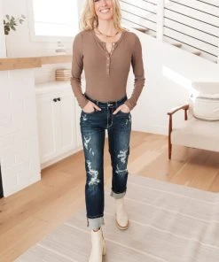 Ave Shops Bleach Splash Boyfriend Jeans