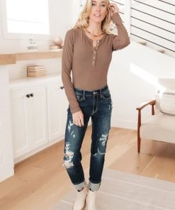 Ave Shops Bleach Splash Boyfriend Jeans - Trendy Distressed Denim for Women 21 Ave Shops Bleach Splash Boyfriend Jeans