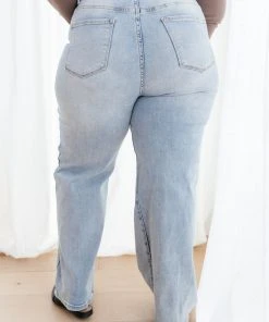Ave Shops Blissed Out Wide Leg Jeans