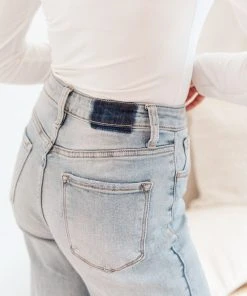 Ave Shops Blissed Out Wide Leg Jeans