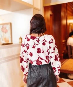 Ave Shops Blooming Company Top Long Sleeve Tops