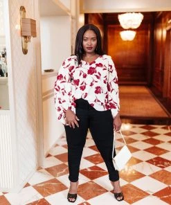 Ave Shops Blooming Company Top Long Sleeve Tops