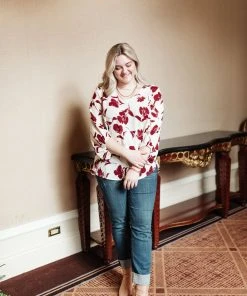 Ave Shops Blooming Company Top Long Sleeve Tops