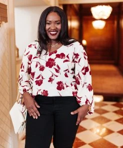 Ave Shops Blooming Company Top Long Sleeve Tops