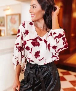 Ave Shops Blooming Company Top Long Sleeve Tops