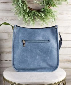 Jen & Co Blue Aztec Crossbody Handbag