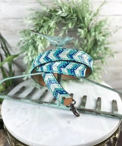 American Darling Blue Buckstitch Purse Strap Handbags & Wallets