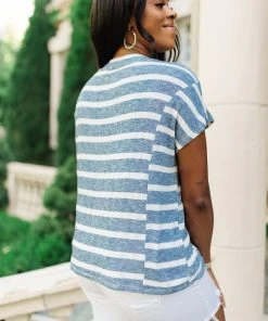 Ave Shops Ava Striped Top New Arrivals