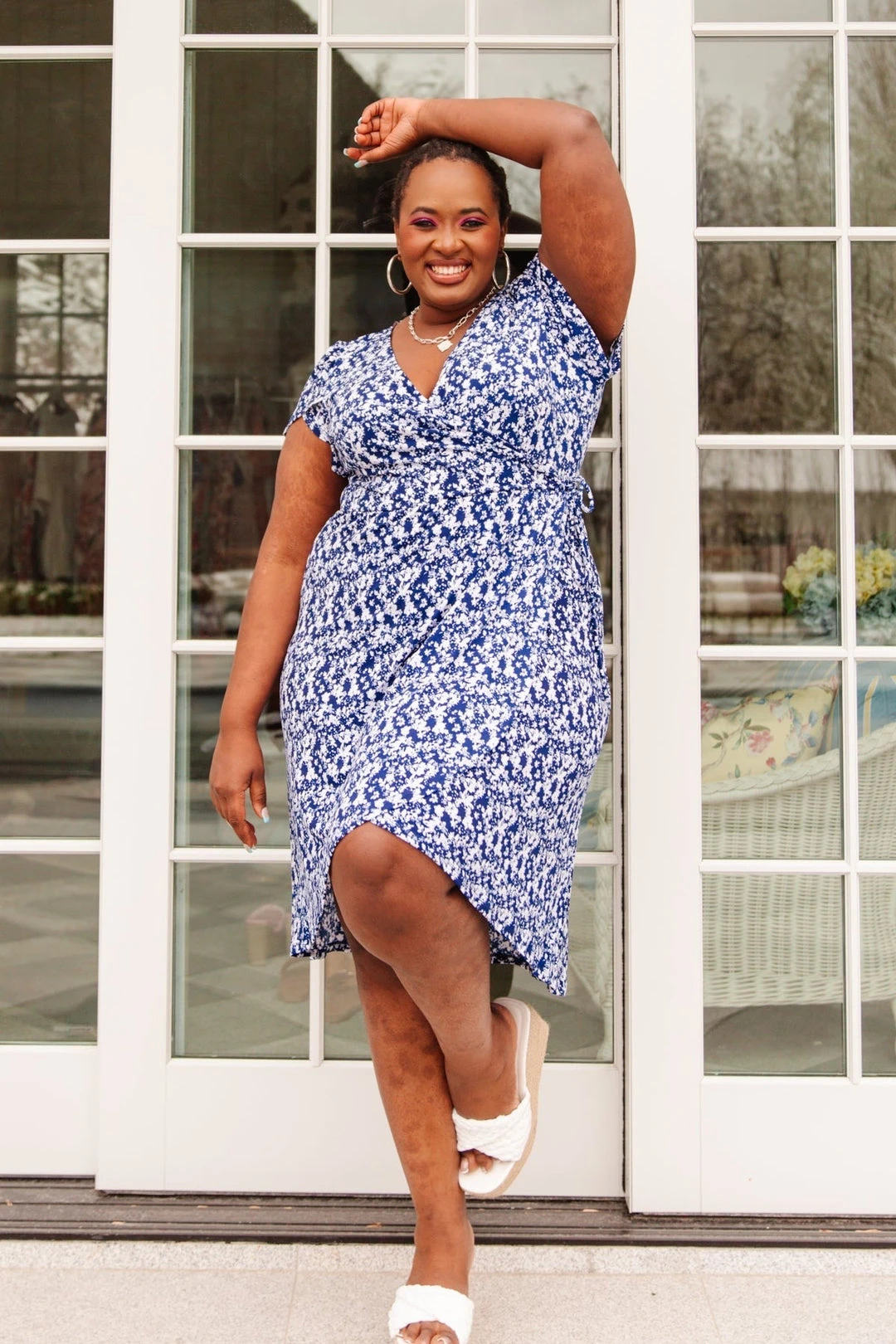 Ave Shops Blue You Away Dress - Stylish Women's Dresses, Rompers & Jumpsuits 4 Ave Shops Blue You Away Dress Dresses, Rompers, Jumpsuits