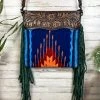 American Darling Blue & Green Aztec Fringe Crossbody Handbag >> MEGA SALE <<