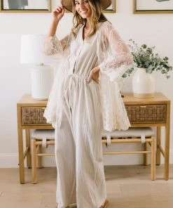 Ave Shops Dresses, Rompers, Jumpsuits Boardwalk Jumpsuit In Cream