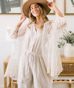 Ave Shops Women's Boardwalk Jumpsuit in Cream | Stylish Romper for Every Occasion 37 Ave Shops Dresses, Rompers, Jumpsuits Boardwalk Jumpsuit In Cream