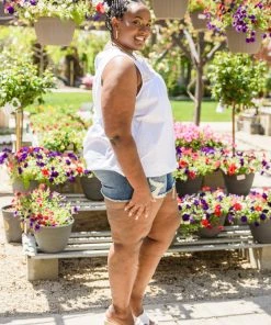 Ave Shops Boho Baby Doll Tank In White New Arrivals