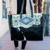 Myra Handbags & Wallets Boho Chic Cowhide Weekender Bag