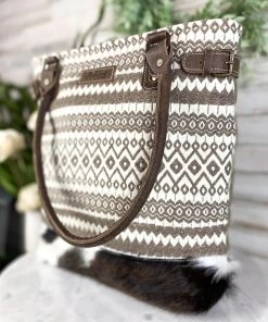 Sixtease Boho Spirit Cowhide Tote Handbag Handbags & Wallets