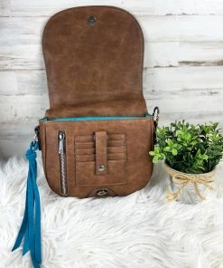 Trenditions Boho Steer Skull Wallet Crossbody Handbag Handbags & Wallets