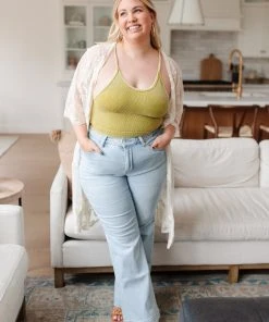 Ave Shops Short Sleeve Tops Rendezvous Crop Tank In Mustard