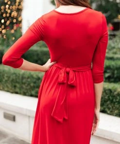 Ave Shops Dresses, Rompers, Jumpsuits Bri Maxi Dress In Burgundy