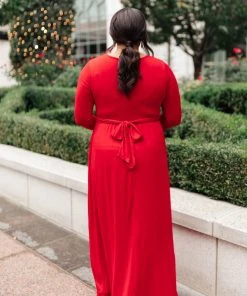 Ave Shops Dresses, Rompers, Jumpsuits Bri Maxi Dress In Burgundy