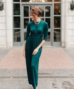 Ave Shops Dresses, Rompers, Jumpsuits Bri Maxi Dress In Hunter Green