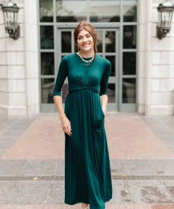 Ave Shops Dresses, Rompers, Jumpsuits Bri Maxi Dress In Hunter Green