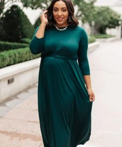 Ave Shops Dresses, Rompers, Jumpsuits Bri Maxi Dress In Hunter Green