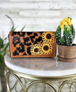 Bbags Brielle Leopard & Sunflower Wallet Handbags & Wallets