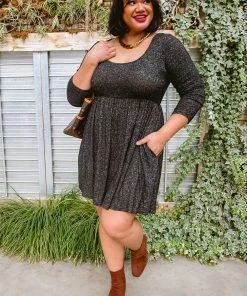 Ave Shops Brightest Star Dress In Charcoal – Stylish Women's Dress for Every Occasion 31 Ave Shops Brightest Star Dress In Charcoal