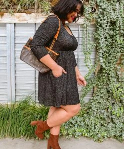 Ave Shops Brightest Star Dress In Charcoal – Stylish Women's Dress for Every Occasion 34 Ave Shops Brightest Star Dress In Charcoal