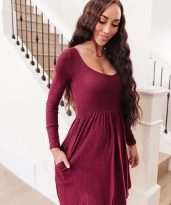 Ave Shops Brightest Star Dress In Plum Dresses, Rompers, Jumpsuits